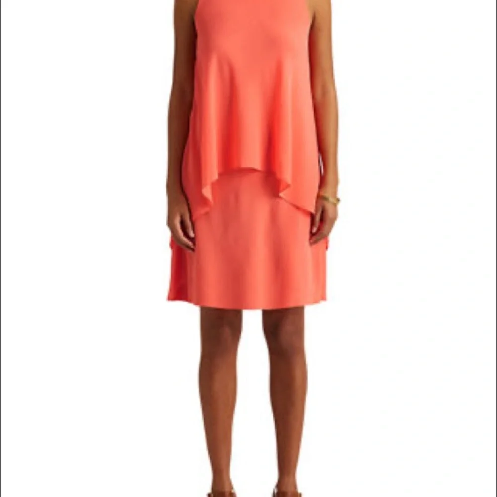 Lauren Ralph Lauren Petite Layered Georgette Dress - Picture 4 of 9